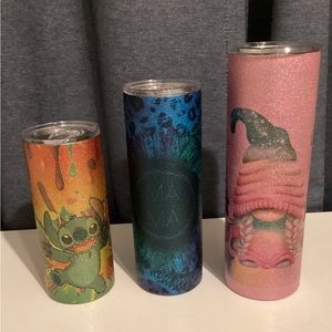 Glitter stainless tumblers